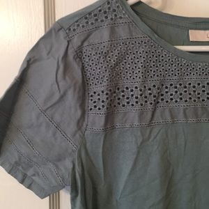 Lattice cut-out tee FINAL PRICE